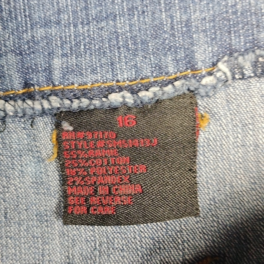 What's Hot Women's Jean Capris Size 16 - Picture 6 of 15